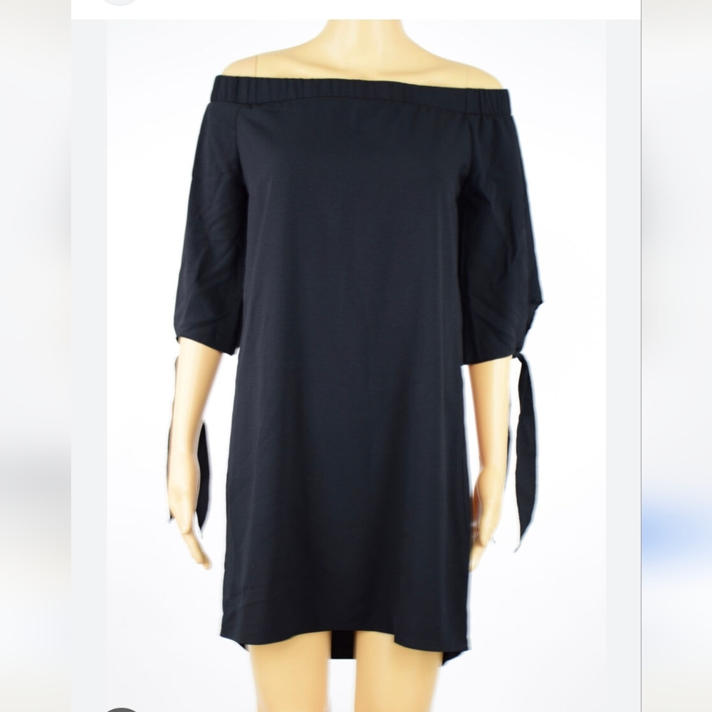 Bar III off the shoulder dress Size L Black